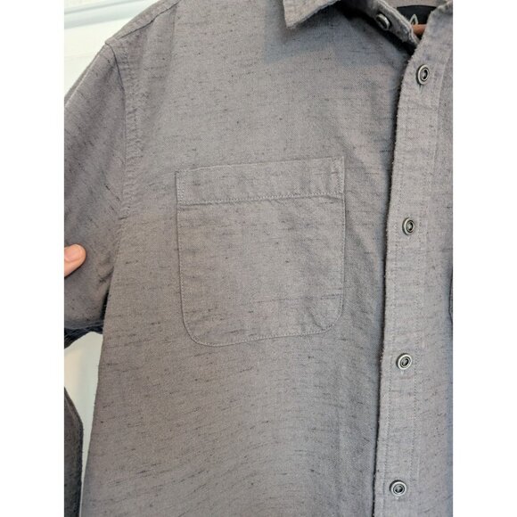 prAna Men button up shirt size M purple gray - Picture 3 of 9